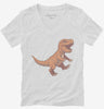 Cool T-rex Womens Vneck Shirt 666x695.jpg?v=1700296667