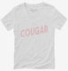 Cougar  Womens V-Neck Tee