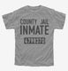 County Jail Inmate  Youth Tee