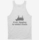 Cow Tipping white Tank