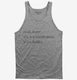 Craft Beer It's Not Alcoholism It's A Hobby grey Tank