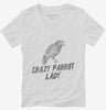 Crazy Parrot Lady Womens Vneck Shirt 666x695.jpg?v=1700483120
