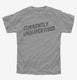 Currently Unsupervised grey Youth Tee