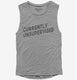 Currently Unsupervised grey Womens Muscle Tank