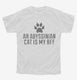 Cute Abyssinian Cat Breed white Youth Tee