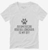 Cute American Bobtail Longhair Cat Breed Womens Vneck Shirt 666x695.jpg?v=1700428884