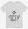 Cute American Curl Cat Breed Womens Vneck Shirt 666x695.jpg?v=1700428925