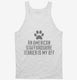 Cute American Staffordshire Terrier Dog Breed white Tank