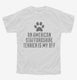 Cute American Staffordshire Terrier Dog Breed white Youth Tee