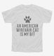 Cute American Wirehair Cat Breed white Youth Tee