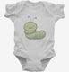 Cute Baby Caterpillar white Infant Bodysuit