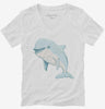 Cute Baby Dolphin Womens Vneck Shirt 666x695.jpg?v=1700302487