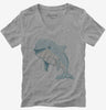 Cute Baby Dolphin Womens Vneck