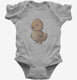 Cute Baby Duckling grey Infant Bodysuit