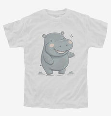 Cute Baby Hippo Youth Shirt