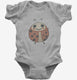 Cute Baby Ladybug grey Infant Bodysuit