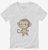 Cute Baby Monkey Womens Vneck Shirt 666x695.jpg?v=1700293910