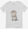 Cute Baby Otter Womens Vneck Shirt 666x695.jpg?v=1700300570