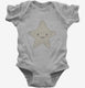 Cute Baby Starfish grey Infant Bodysuit