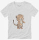 Cute Baby Tiger  Womens V-Neck Tee