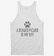 Cute Berger Picard Dog Breed white Tank