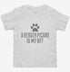 Cute Berger Picard Dog Breed white Toddler Tee