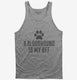 Cute Bloodhound Terrier Dog Breed grey Tank