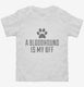 Cute Bloodhound Terrier Dog Breed white Toddler Tee