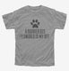Cute Bouvier Des Flandres Dog Breed grey Youth Tee
