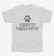 Cute Bouvier Des Flandres Dog Breed white Youth Tee