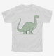 Cute Brontosaurus  Youth Tee