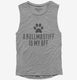 Cute Bullmastiff Dog Breed grey Womens Muscle Tank