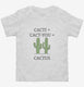 Cute Cacti Plus Cact You Equals Cactus  Toddler Tee