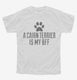 Cute Cairn Terrier Dog Breed white Youth Tee