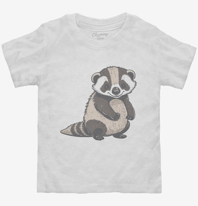 Cute Cartoon Badger T-Shirt