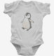Cute Cartoon Penguin white Infant Bodysuit