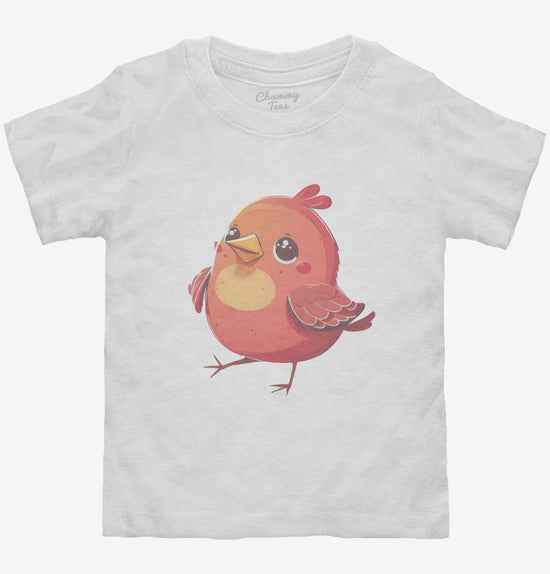 Cute Cartoon Red Bird T-Shirt