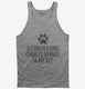 Cute Cavalier King Charles Spaniel Dog Breed grey Tank