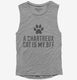 Cute Chartreux Cat Breed  Womens Muscle Tank