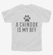 Cute Chinook Dog Breed white Youth Tee