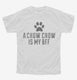 Cute Chow Chow Dog Breed white Youth Tee