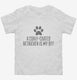 Cute Curly-Coated Retriever Dog Breed white Toddler Tee