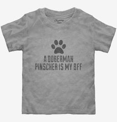 Cute Doberman Pinscher Dog Breed Toddler Shirt