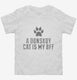 Cute Donskoy Cat Breed white Toddler Tee