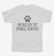 Cute English Toy Spaniel Dog Breed white Youth Tee