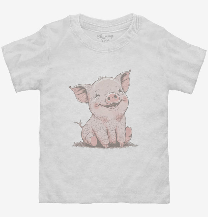 Cute Farm Animal Pig Toddler Shirt