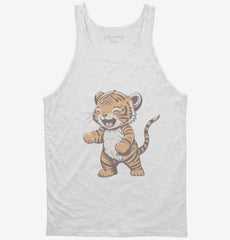 Cute Graphic Tiger Tank Top