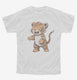 Cute Graphic Tiger white Youth Tee