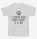 Cute Greater Swiss Mountain Dog Breed white Youth Tee