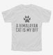 Cute Himalayan Cat Breed white Youth Tee